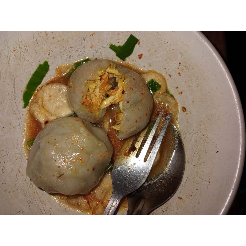 

Baso Aci isi ayam suwir, ayam suwir pedes,Ayam suwir pedes nampol
