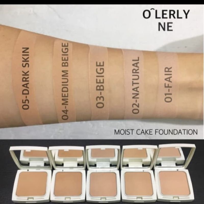 bedak padat oleary/olerly bedak padat