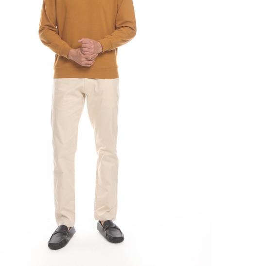 ♘ MANZONE Sweater Pria Slim Fit DIOR - Mustard ♜
