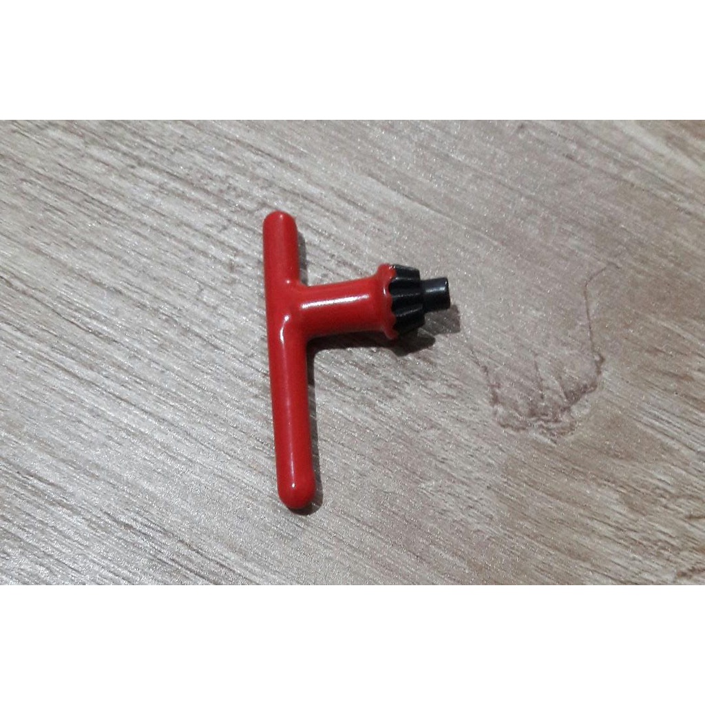 KUNCI KEPALA MESIN BOR 10MM ALAT PEMBUKA KUNCI MESIN BOR 10MM CHUCK KEY KARET