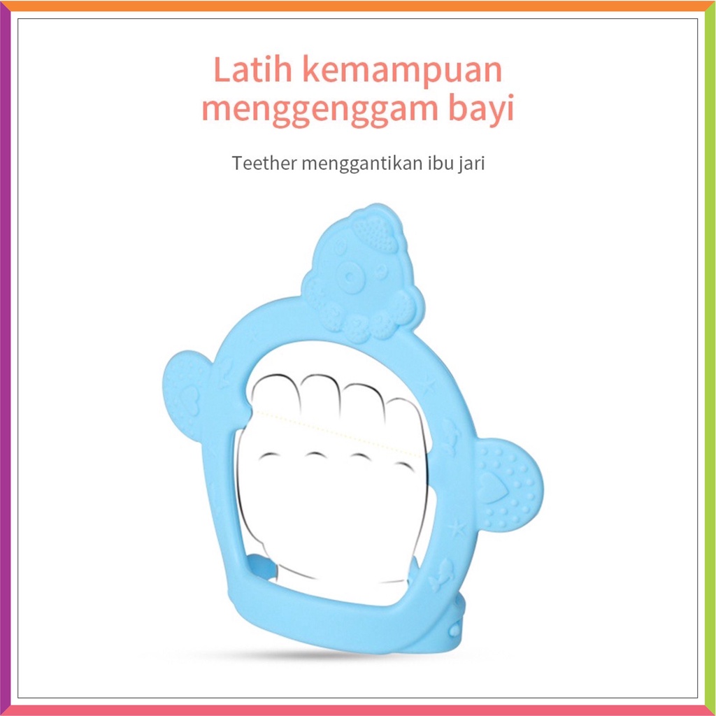 ❤ Fashionbabies ❤ TEETHER GENGGAM SILIKON BPA FREE / TEETHER GELANG GIGITAN BAYI