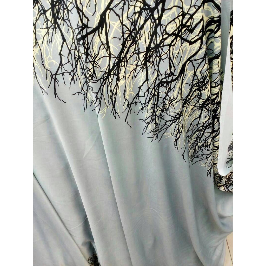 Satin/satin hermes/bahan dress hermes/satin gamis hermes 2 pcs