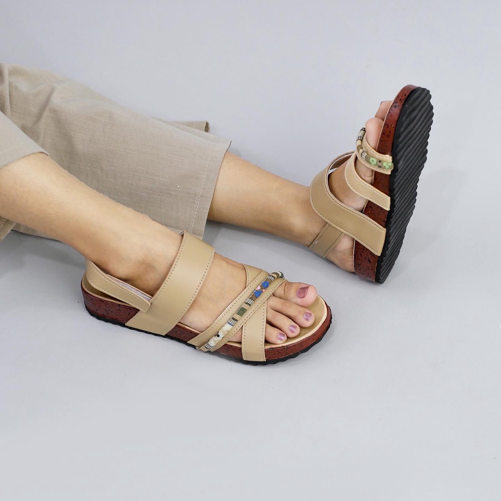 bondshop02 - SANDAL BINTIL BIRKEN D-ELYNO / SANDAL SANTAI WANITA-1