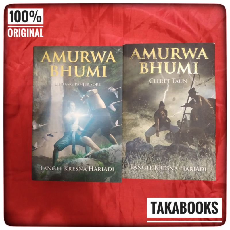 Original Set Novel Sejarah Amurwa Bhumi By Langit Kresna Hariadi