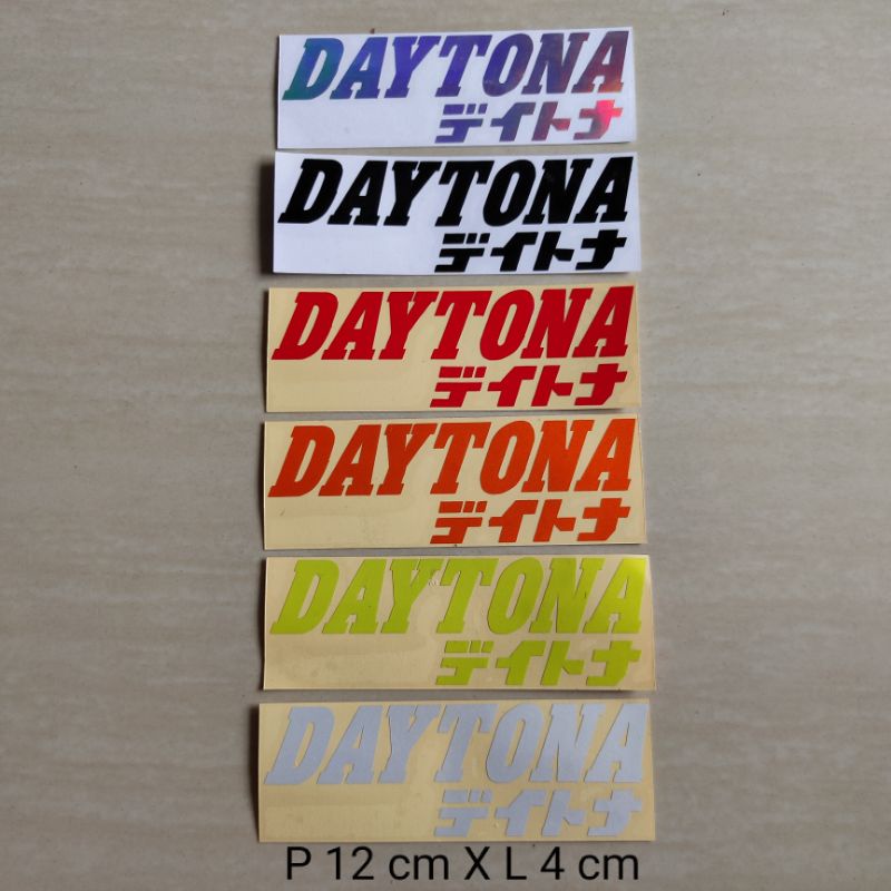 stiker cutting daytona berkualitas v