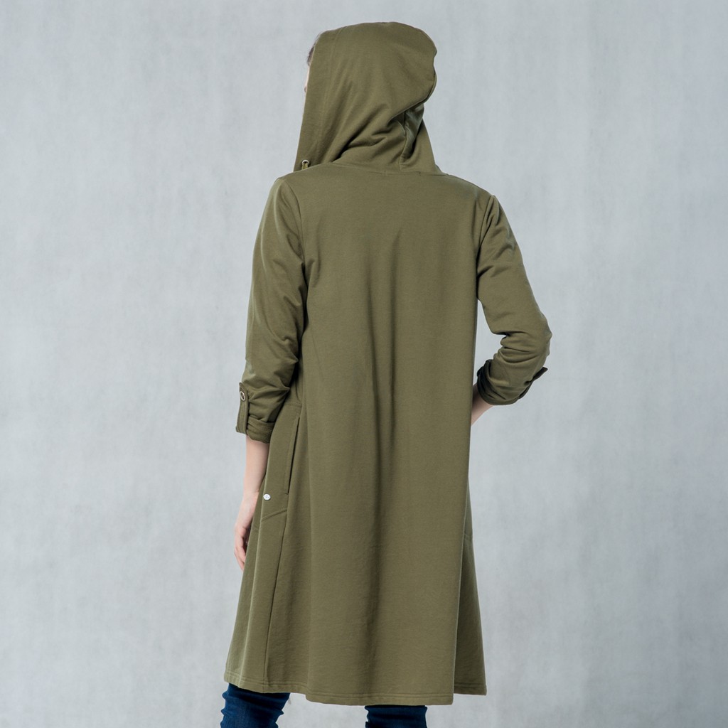 C2 Kazumi Green Outer Wanita