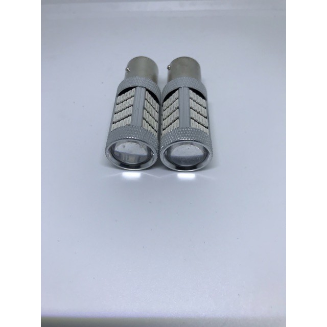 LAMPU REM STOPLAMP 92 LED KEDIP STROBO 12 & 24 VOLT 1157 KAKI 2 BAYONET SUPER TERANG - LAMPU MOBIL -