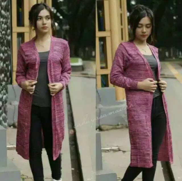 Long Cardy kardigan panjang - kardigan fashion - cardigan rajut