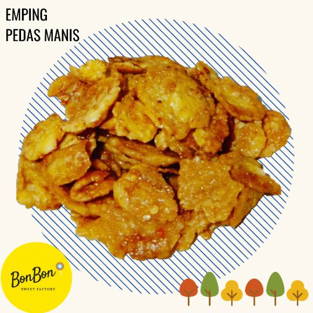 

Emping Pedas Manis / Keripik Belinjo Pedes / Melinjo Super 250 Gram