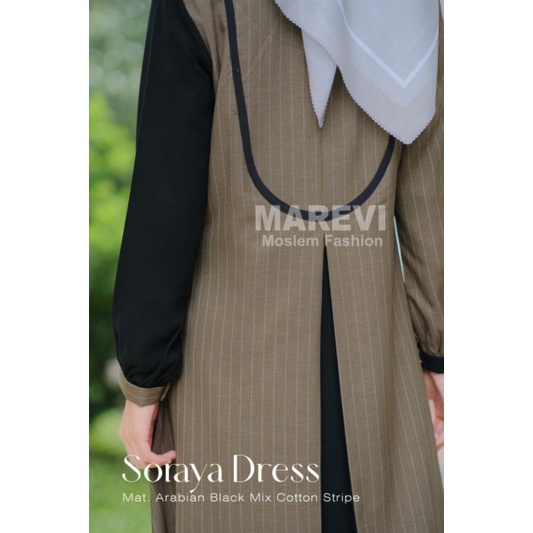 SORAYA DRESS BY MAREVI GAMIS TERBARU ABAYA ORIGINAL