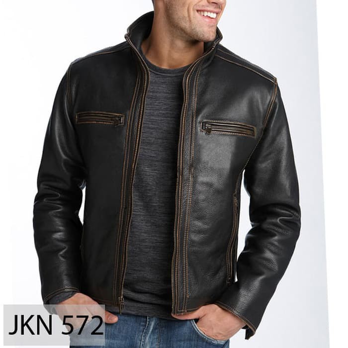 Jaket pria IKC 002 distro cbr six Bandung hoodie d fashion D5H8 Jaket Kulit Asli Harga Diskon