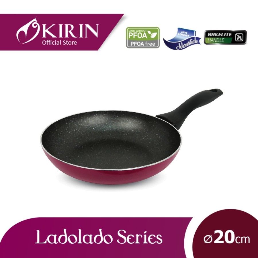 Jual teflon kirin Frypan Kirin Ladolado 20 cm | Shopee Indonesia