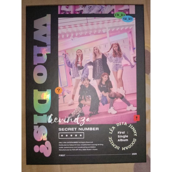 [BOOKED] Album Only Secret Number 'Who Dis?'