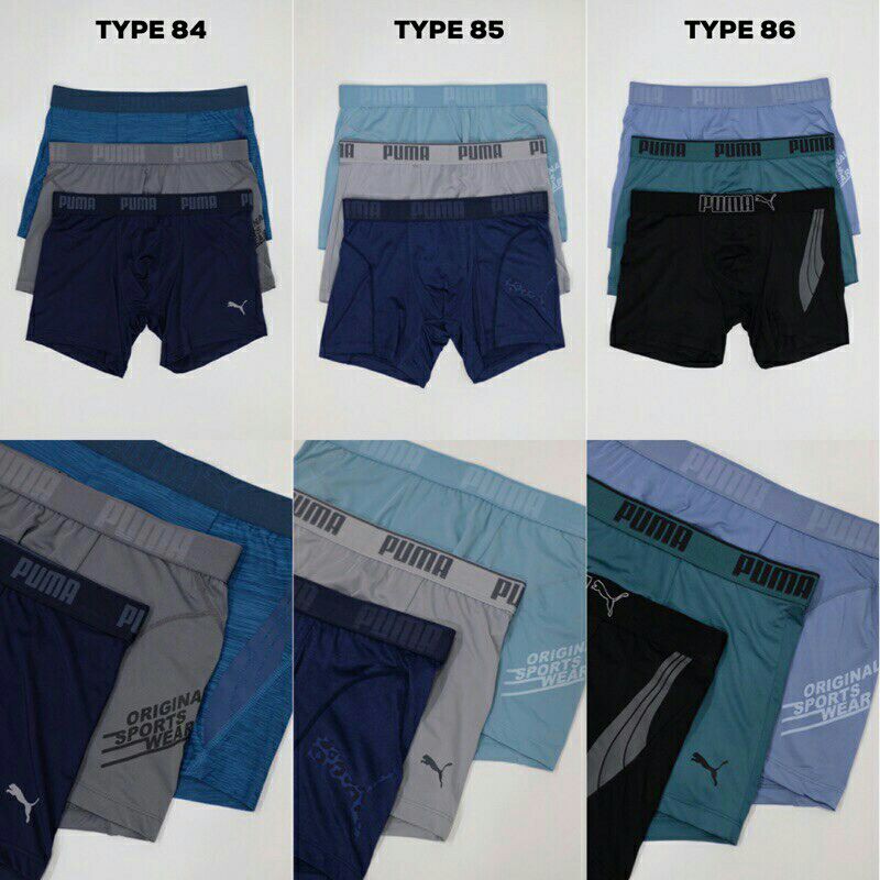 Puma Boxer Briefs Bahan Halus dan Adem Original Branded