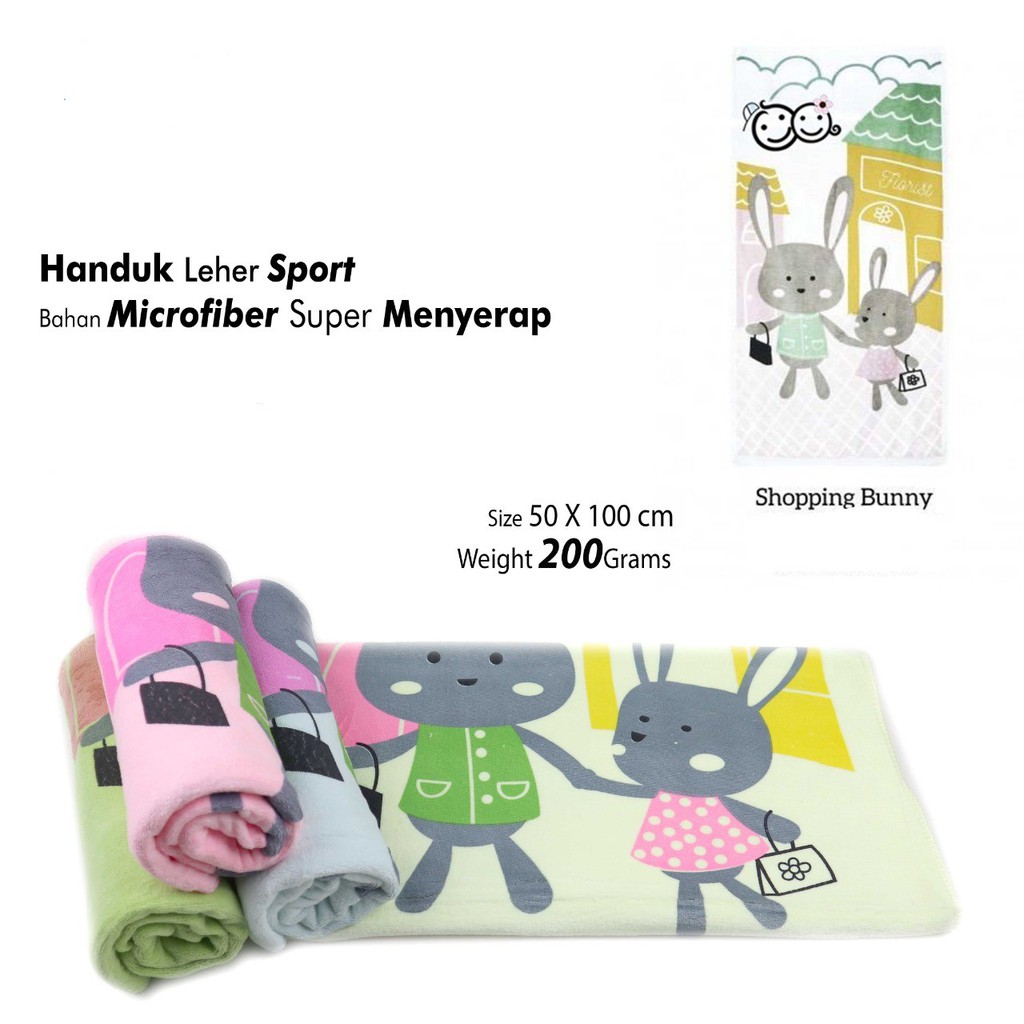 Handuk Mandi Anak SNI Microfiber | Handuk Anak Bayi Halus Daya Serap Tinggi