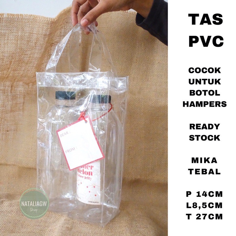 Tas hampers mika pvc botol kale ukuran 27 READY STOCK