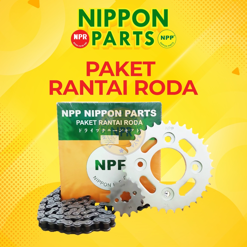 PAKET GEAR / CHAIN KIT THUNDER 125  NPP