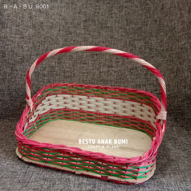 

Promo (R001) Keranjang Cangking Warna S 30cm|Parcel|Hampers|Hantaran|Hadiah|Serahan|Wadah Saji|Handbag