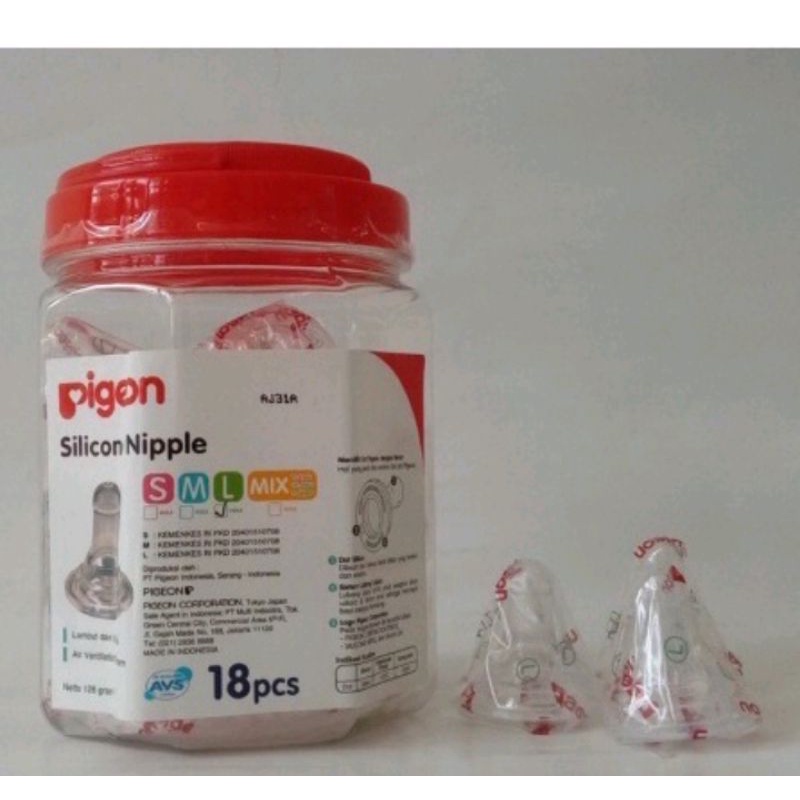 pigeon silicone niple eco