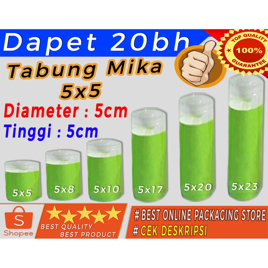 

TABUNG MIKA 5 X 5 ( NO GARANSI )
