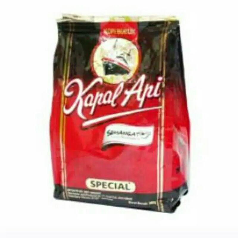kopi kapal api bubuk tanpa gula 380gr