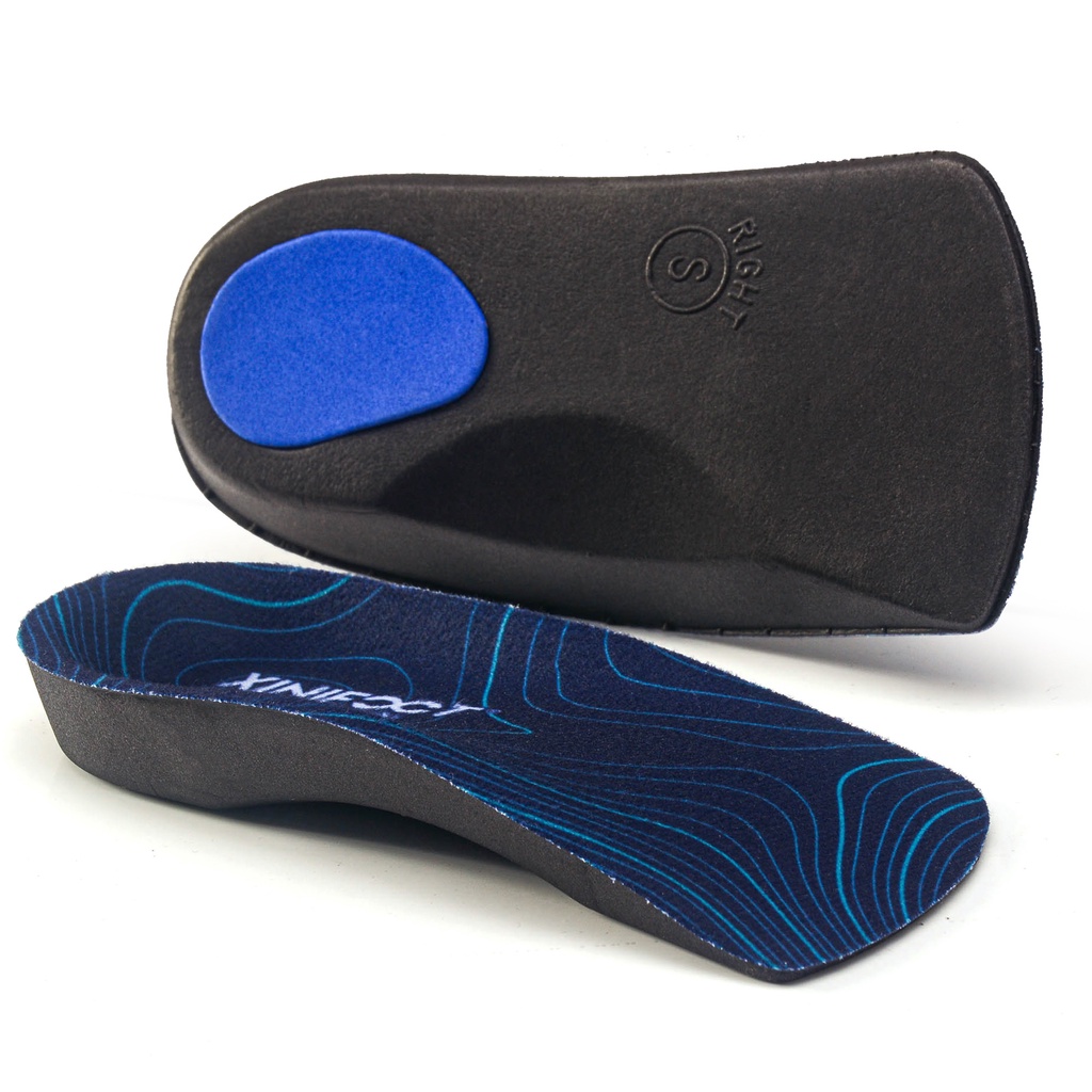 Sepasang Insole Pad Sisipan Sepatu Bahan Lembut untuk Perawatan Kesehatan Kaki Pria dan Wanita, Desain Lengkung Nyaman Ikuti Bentuk Kaki