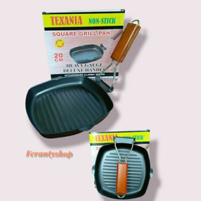 Hot item Perlengkapan dapur square grill pan alat panggang serbaguna