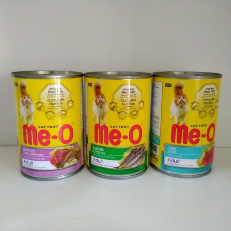 Meo Kaleng 400gr 1 Dus (isi 24pcs) All Varian / Makanan Kucing basah / wet food