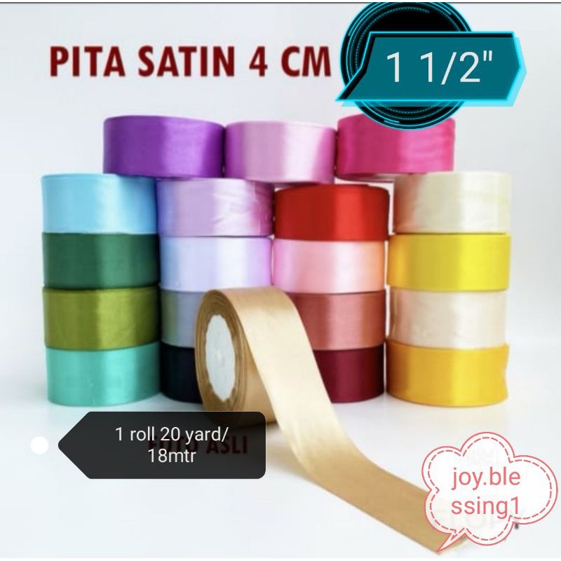 

PITA SATIN 1 1/2" (4 CM) per roll