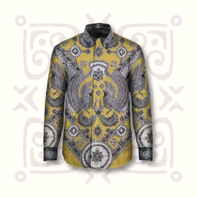 BATIK TULIS SUTERA - PRIA (KUNING)