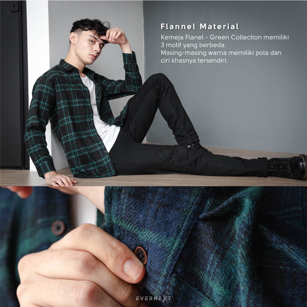 Kemeja Pria Flanel Kemeja Unisex Kemeja Motif Kotak Kotak Bahan Adem Dan Nyaman Kemeja Flannel Terbaru