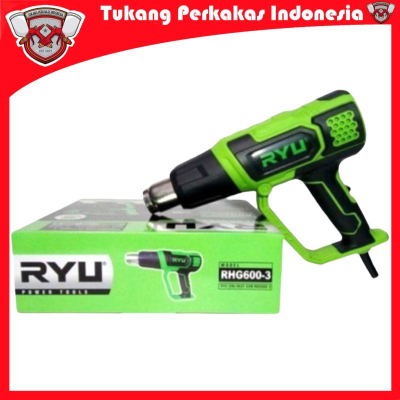 RYU MESIN HEAT GUN HOT GUN RHG 600-3 MESIN PEMANAS