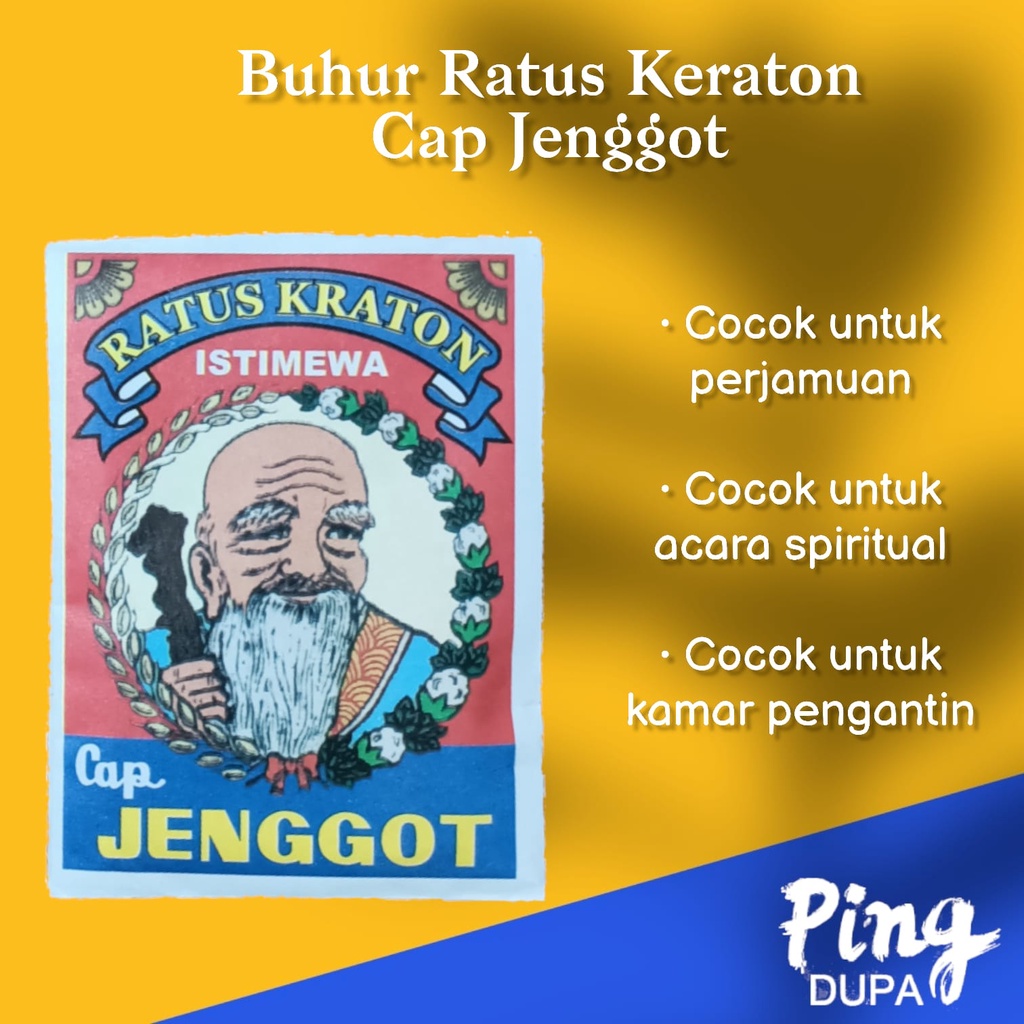 Bubuk Ratus Keraton Mini Cap Jenggot Buhur Istimewa