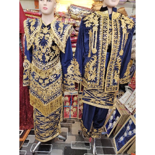 baju penganten Minang/baju penganten Padang motif baru