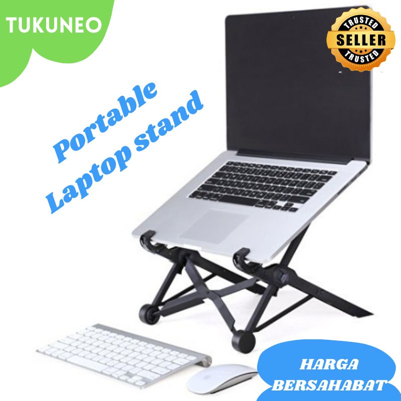 Portable Laptop Stand / Dudukan laptop - Black