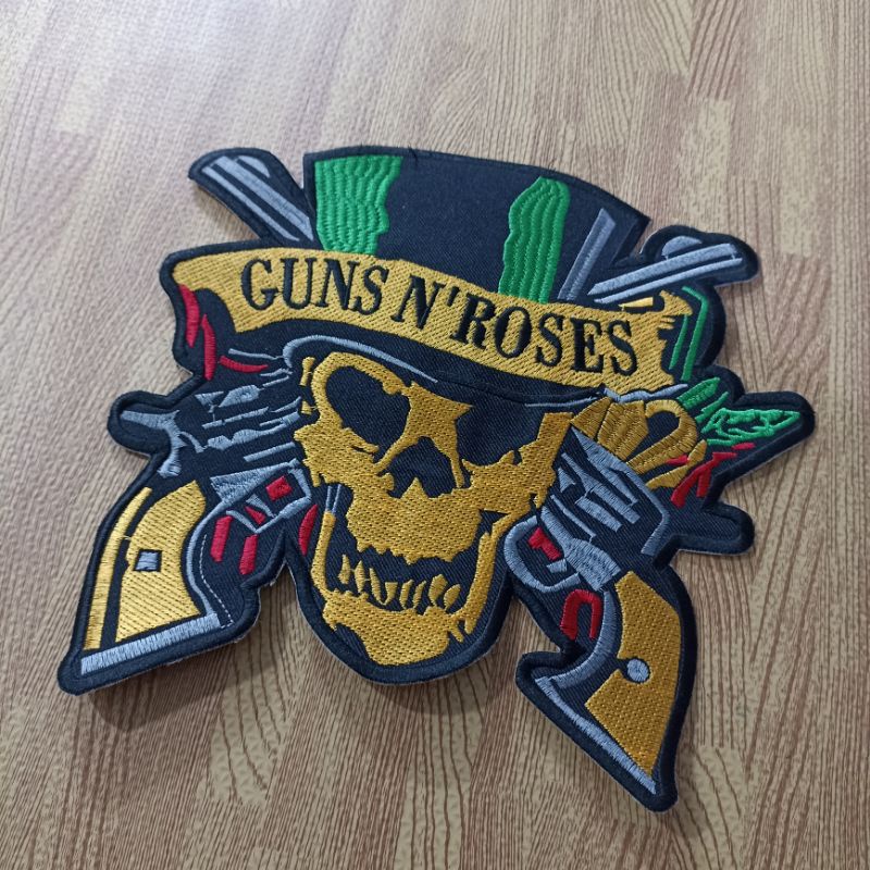 Backpatch bordir besar Guns N Roses Best Quality