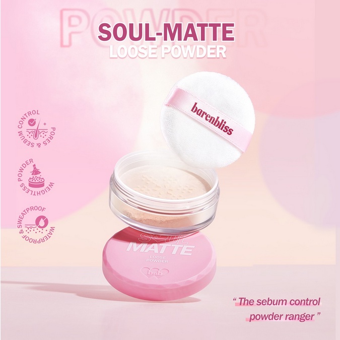BARENBLISS Soul Matte Loose Powder | ❤ jselectiv ❤ Bedak Tabur BNB ORI✔️KOREA✔️BPOM✔️COD✔️