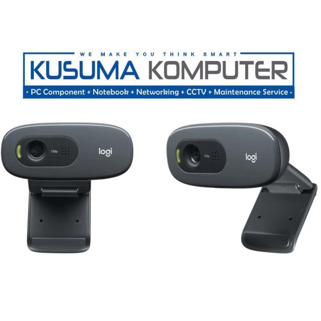 Logitech C270 Webcam HD 720p untuk Windows, Mac OS &amp; Chrome OS