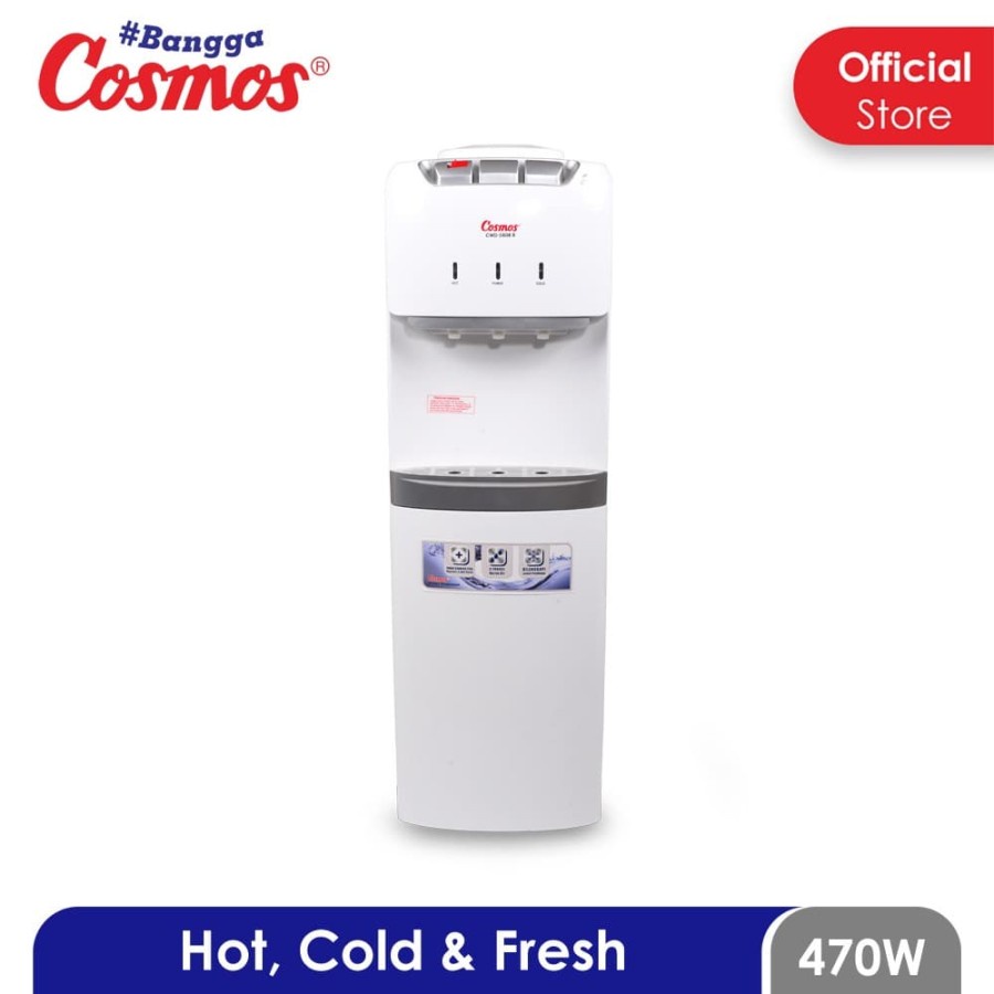 Cosmos CWD-5808 R - Dispenser Hot &amp; Cold (Standing Dispenser)