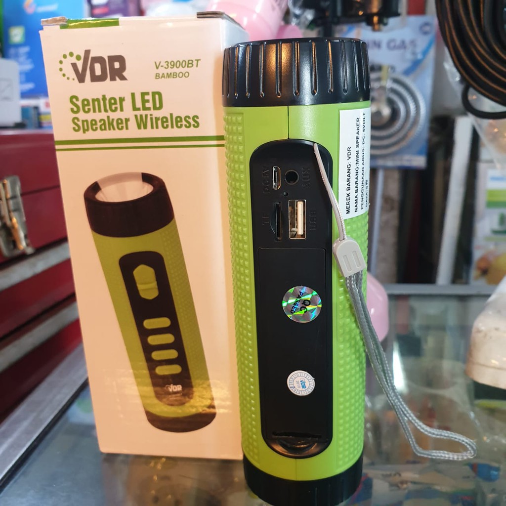 Speaker Bluetooth MP3 senter VDR V3900bt Bamboo