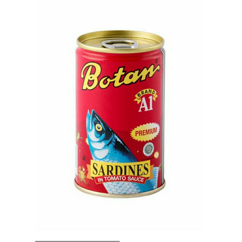 

Botan Sardines Premium In Tomato Sauce 155G - Ikan Sarden