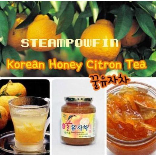 

Korean Honey Citron Tea (Teh Jeruk Madu Asli Korea) Jam Minuman Sehat TERBATAS