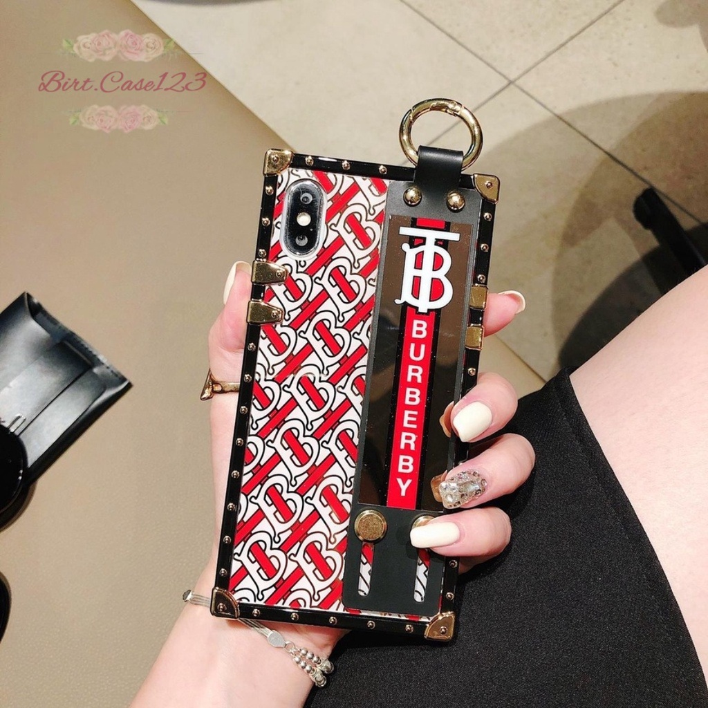 Y001 CASE OLIVIERA SQUARE KOTAK BEAUTY CASE BRAND GOLDEN HANDGRIP XIAOMI REDMI NOTE 8 9 PRO BC6235