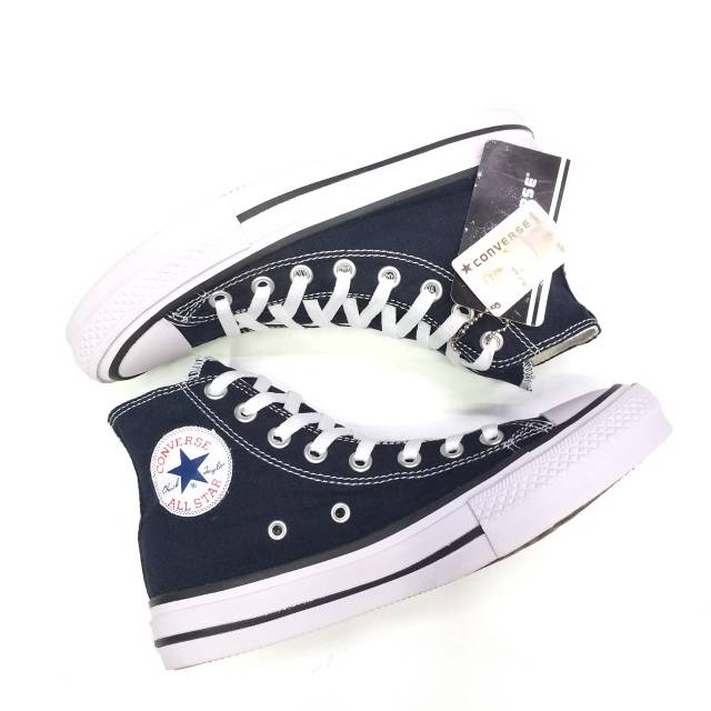 Sepatu Converse Impor Allstar Classic Vietnam Black White Sneakers Sekolah Kerja Traning Pria Wanita