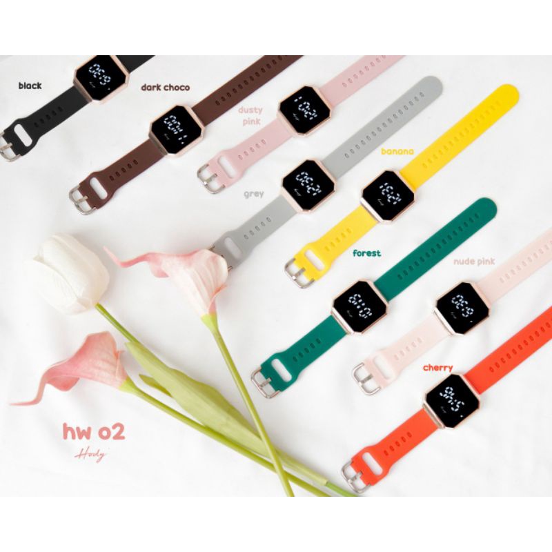 Ready stock HW-02 by Hody watch jam tangan digital