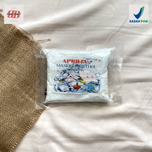[BPOM] APRILIA Masker Cooling Menthol 500gr / Masker Organik Kiloan