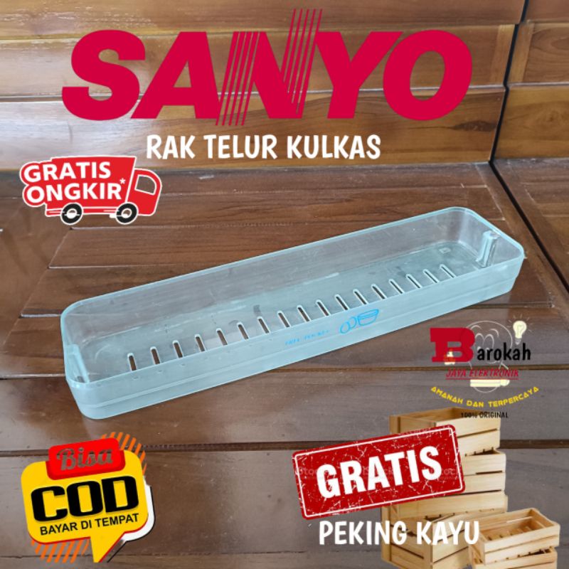 RAK TELUR KULKAS SANYO ULKAS 1 PINTU DAN 2 PINTU ORIGINAL