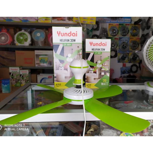 Kipas putar atap Heli fan plafon yundai