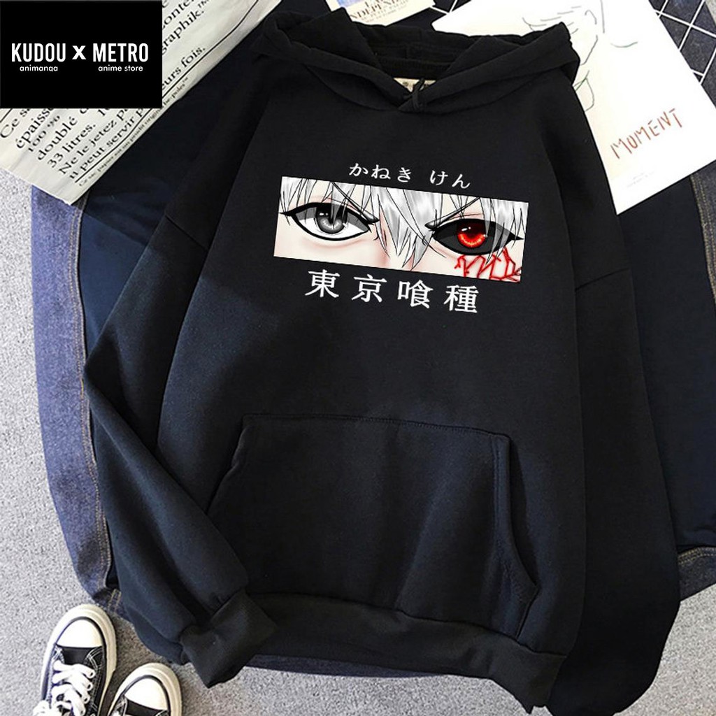 Hoodie Kaneki Eyes Tokyo Ghoul Anime Manga Premium