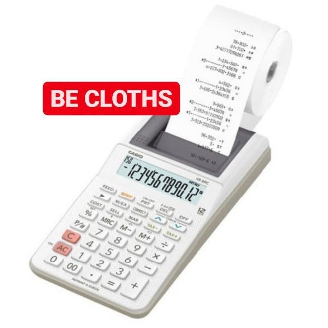 

Casio HR 8RC Printing Calculator Casio HR 8 RC